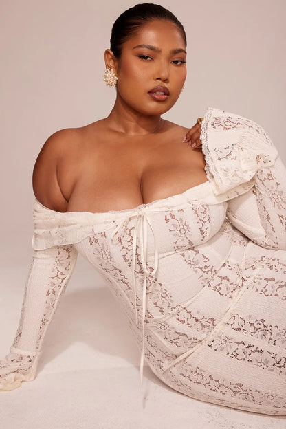 ELENA MAXI DRESS - WHITE - NEOSHOP