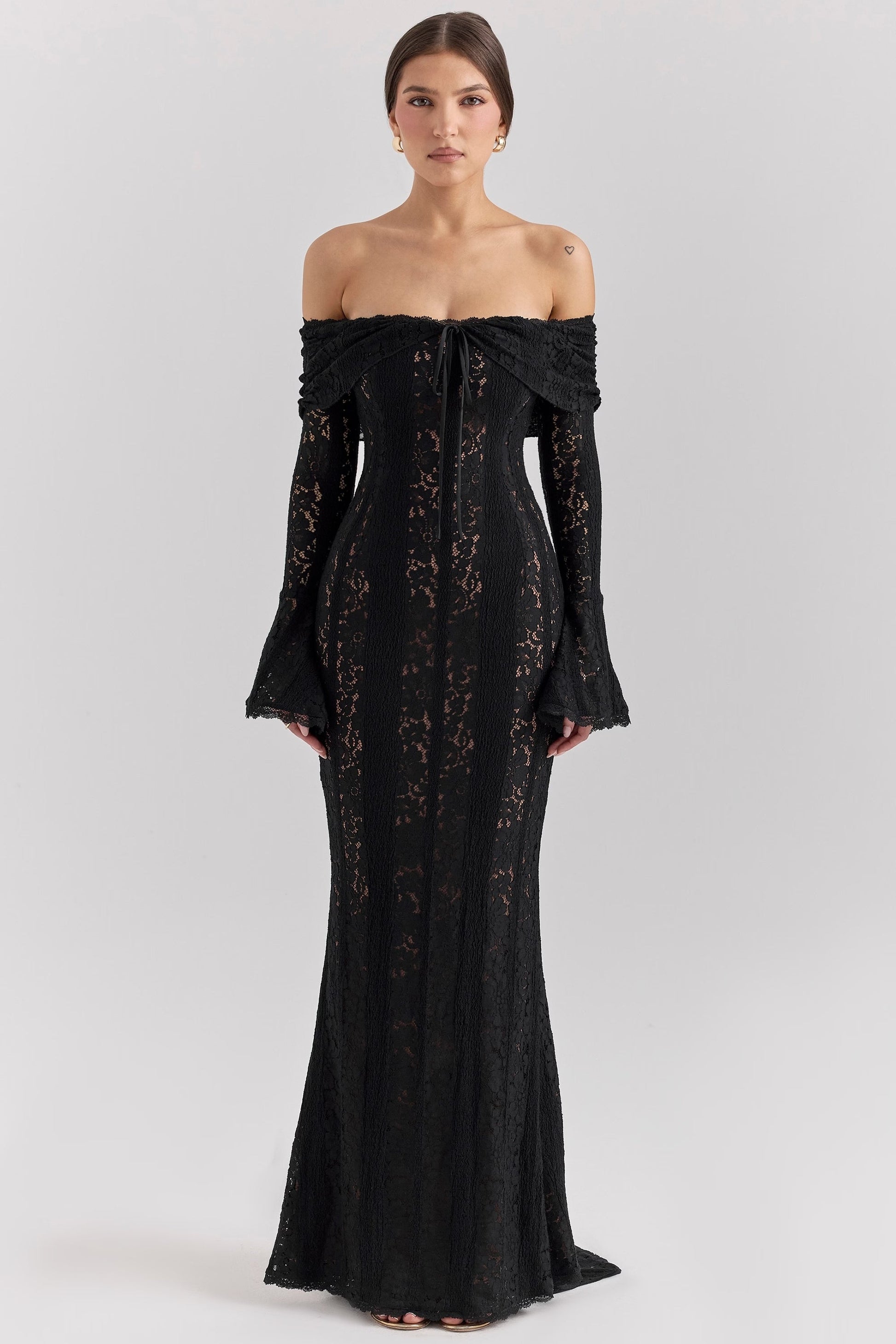 JULIETTE MAXI DRESS - BLACK - NEOSHOP
