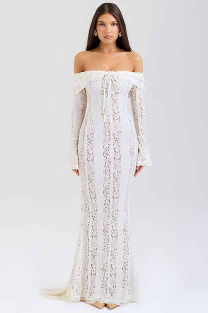 JULIETTE MAXI DRESS - WHITE - NEOSHOP