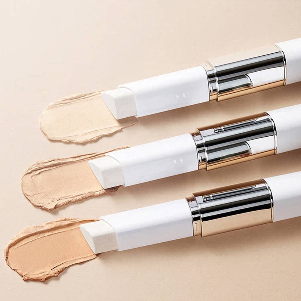 Flawless Skin On-the-Go – Dual-Head Foundation Stick 💫 Prolaconic