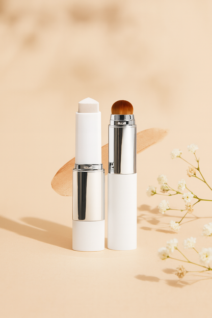Flawless Skin On-the-Go – Dual-Head Foundation Stick 💫 Prolaconic