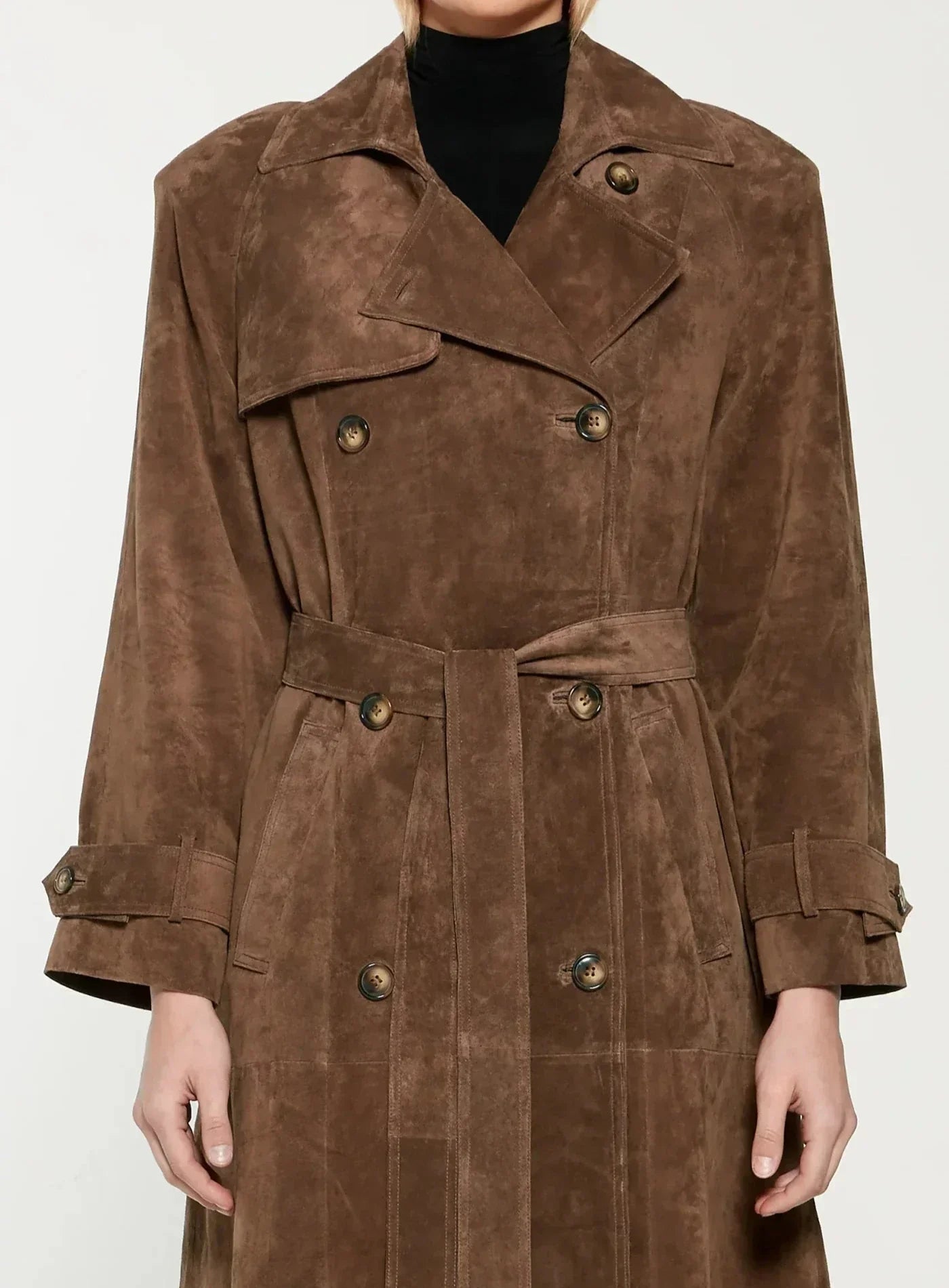 Chloe | Suede Trenchcoat Lavva
