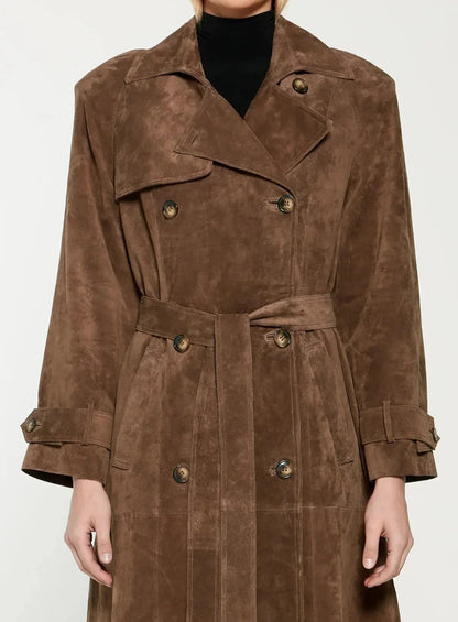 Chloe | Suede Trenchcoat Lavva