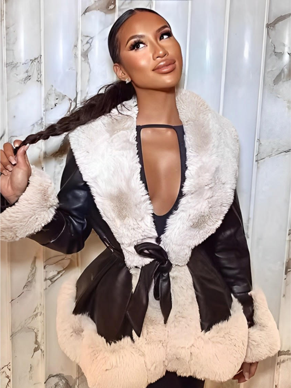 Lina | Faux Fur Winter Coat Lavva