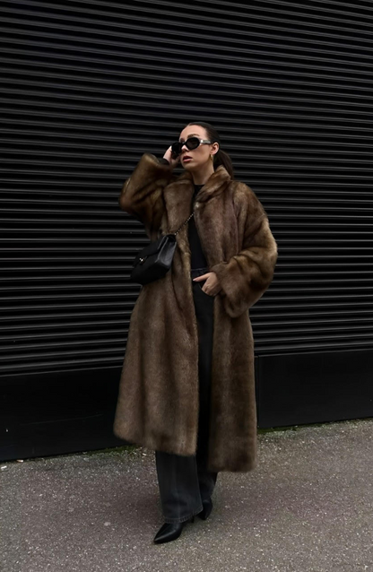Vivienne | Fluffy Trench Coat Lavva