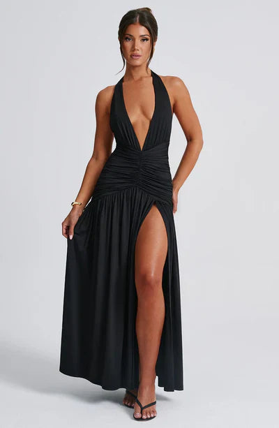 ALICIA MAXI DRESS - BLACK - NEOSHOP