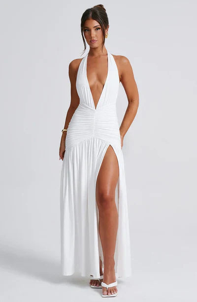 ALICIA MAXI DRESS - WHITE - NEOSHOP