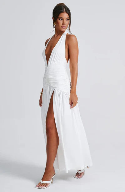 ALICIA MAXI DRESS - WHITE - NEOSHOP