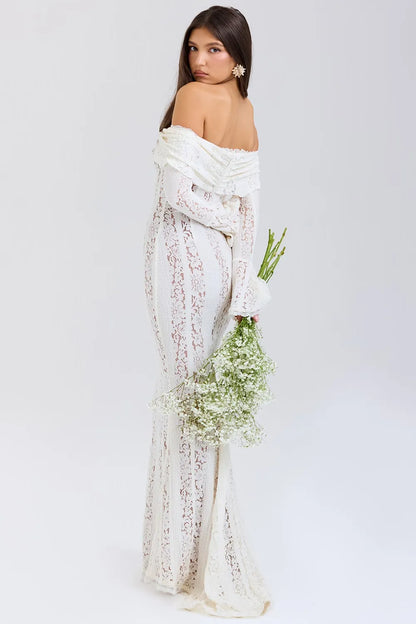 ELENA MAXI DRESS - WHITE - NEOSHOP