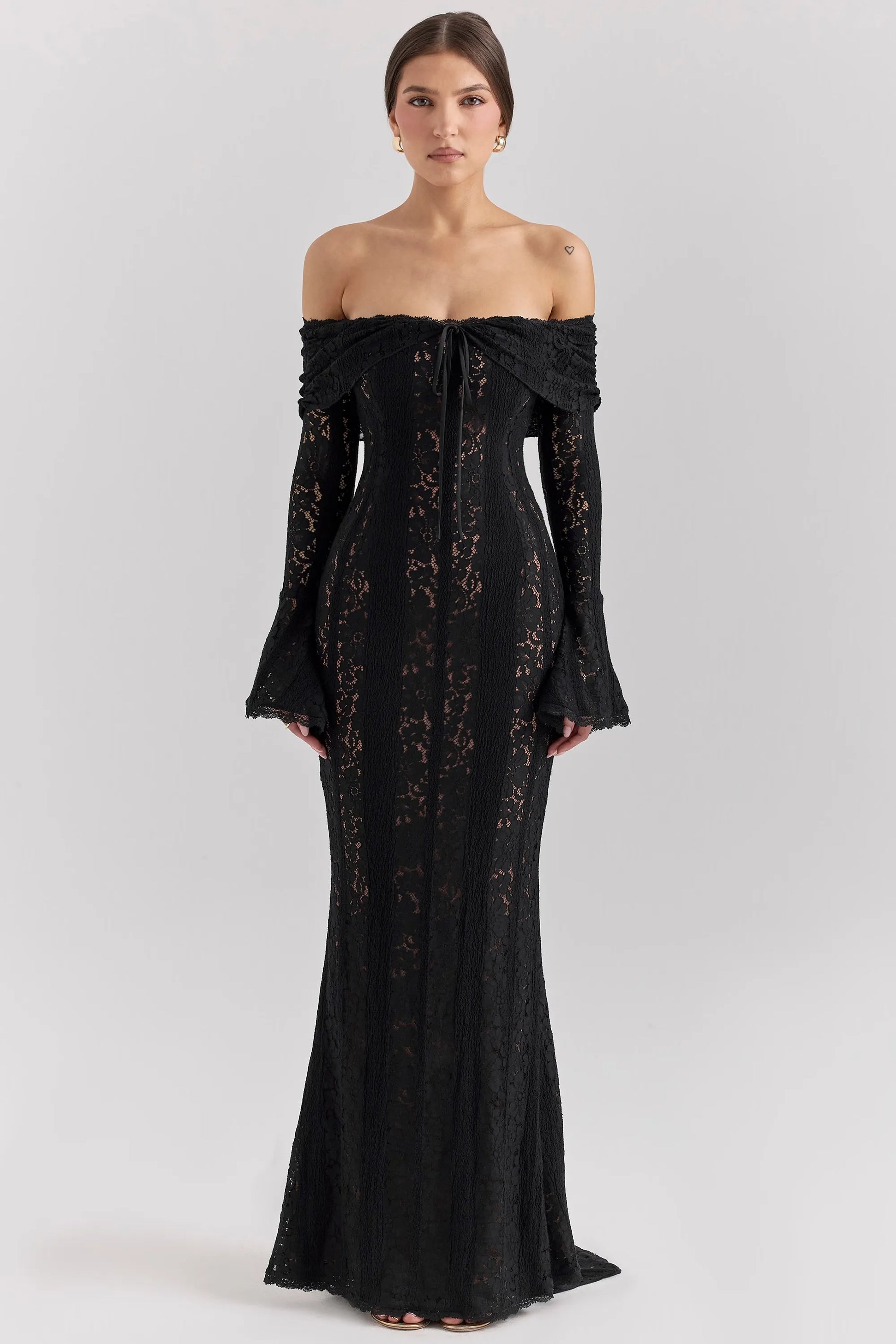 ELENA MAXI DRESS - BLACK - NEOSHOP