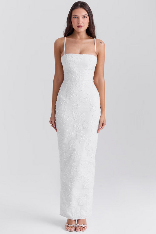LYRA MAXI DRESS - WHITE - NEOSHOP