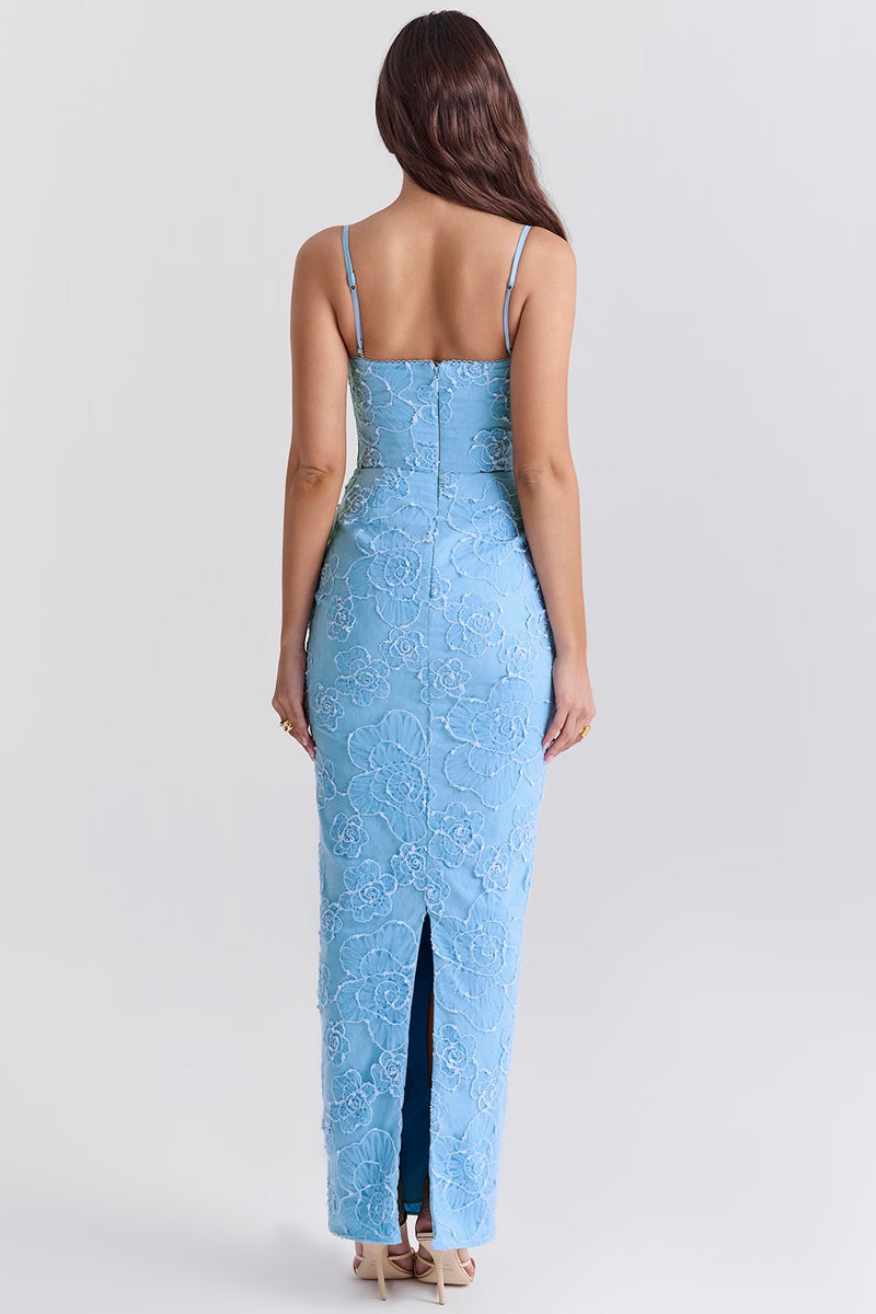 LYRA MAXI DRESS - BLUE - NEOSHOP