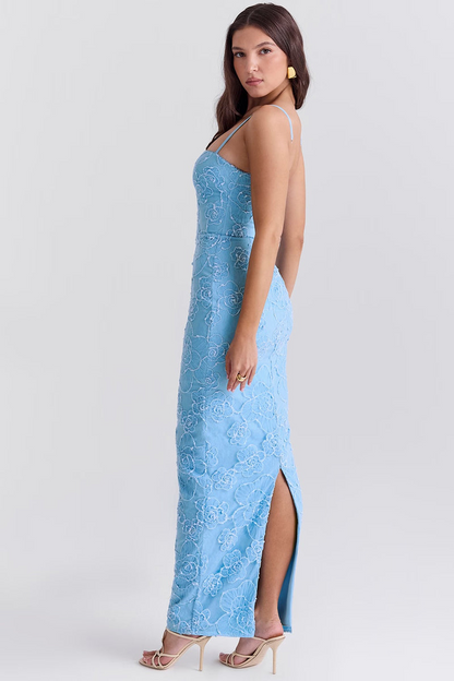 LYRA MAXI DRESS - BLUE - NEOSHOP
