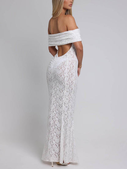 MALIA MAXI DRESS - WHITE - NEOSHOP