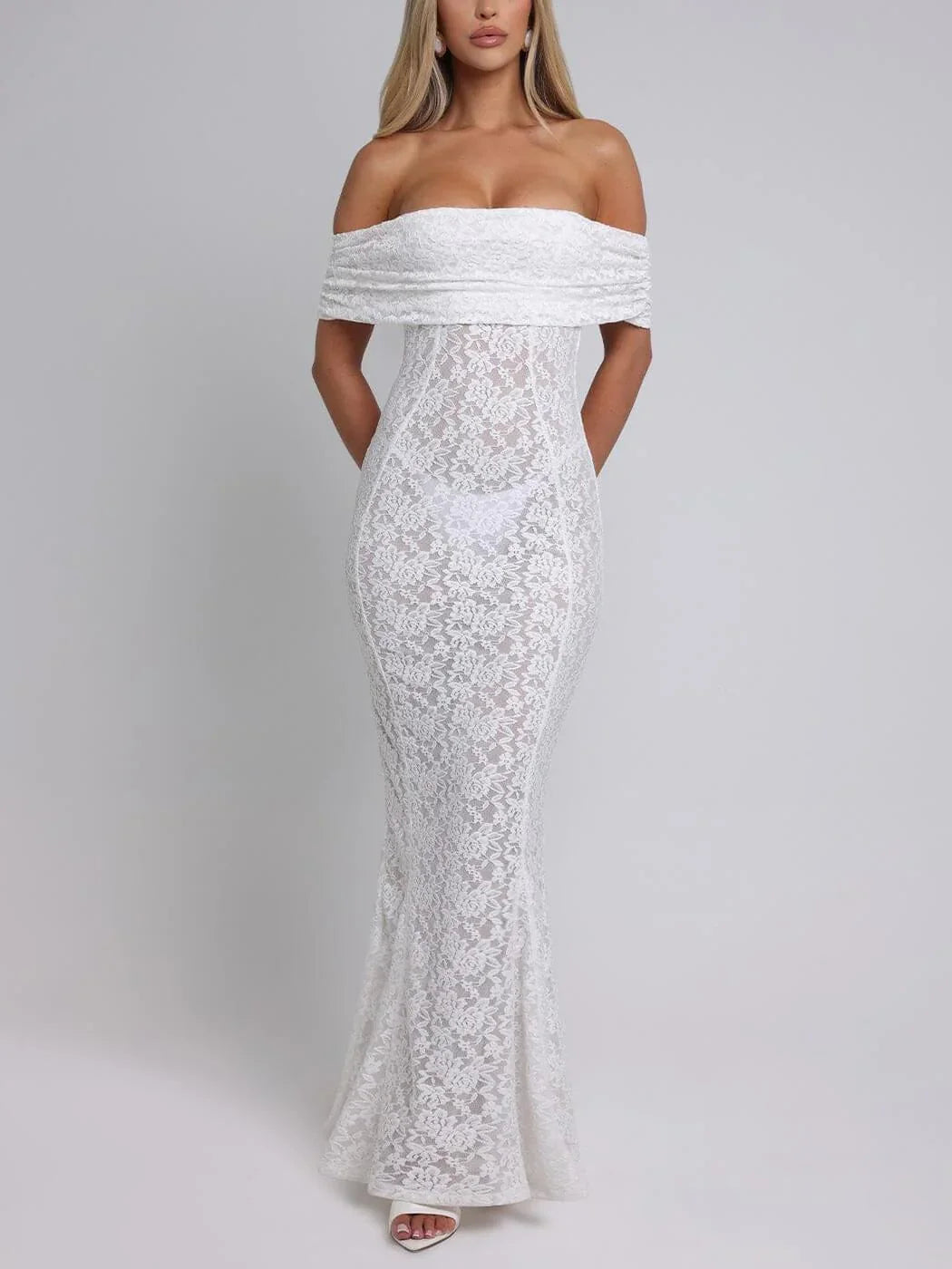 MALIA MAXI DRESS - WHITE - NEOSHOP