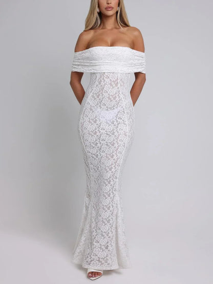 MALIA MAXI DRESS - WHITE - NEOSHOP