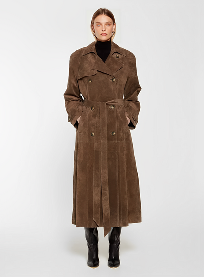 Chloe | Suede Trenchcoat Lavva