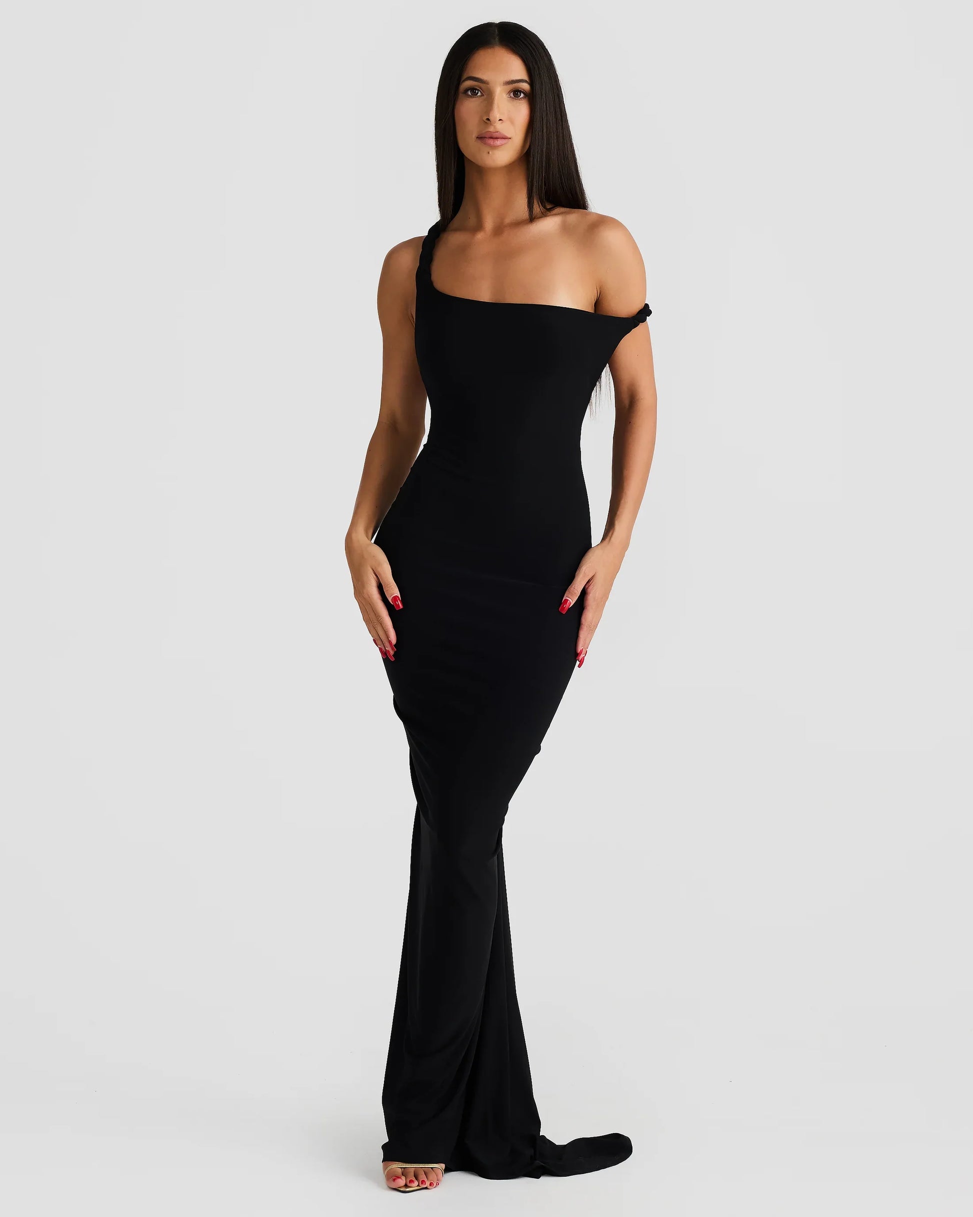 MELANI MAXI DRESS - BLACK - NEOSHOP