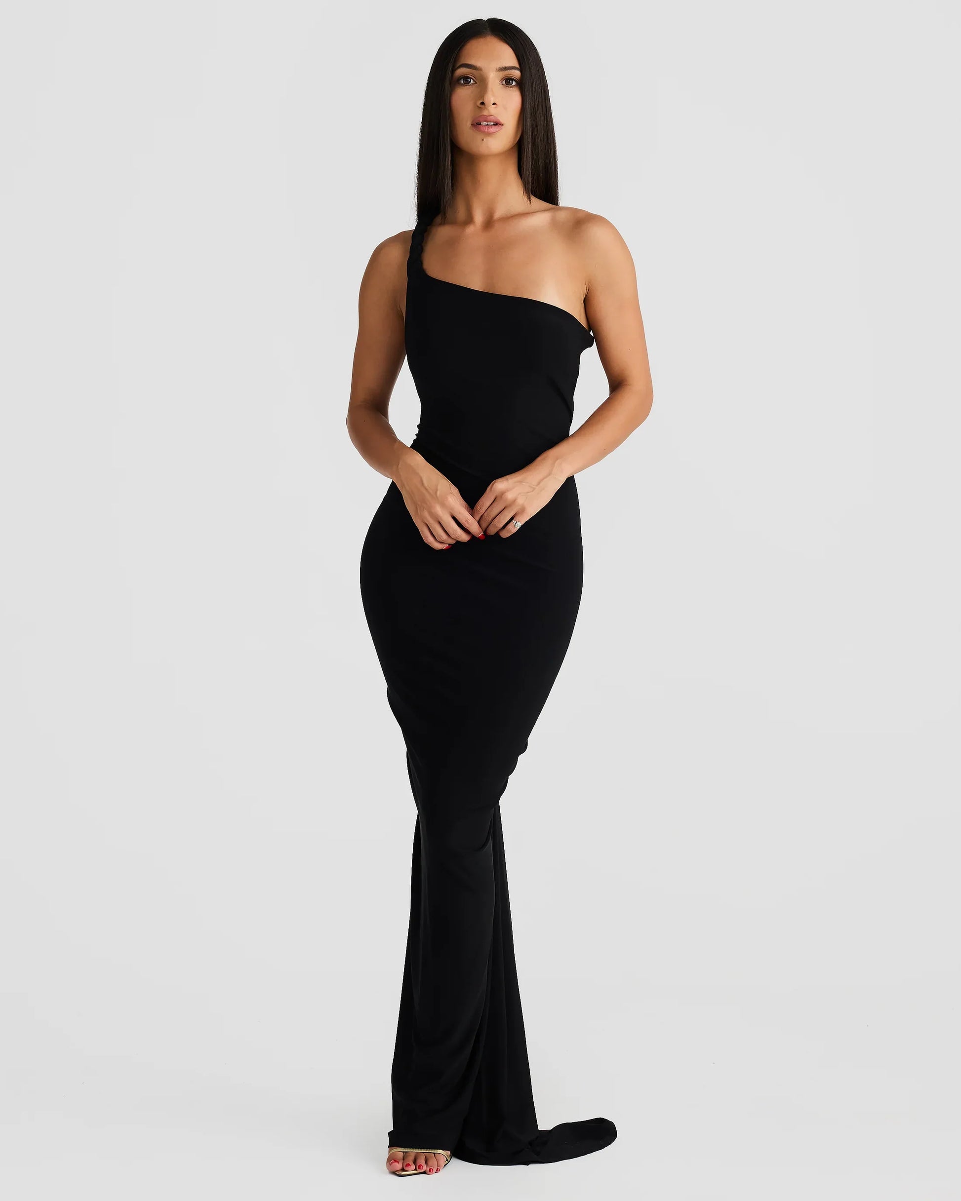 MELANI MAXI DRESS - BLACK - NEOSHOP