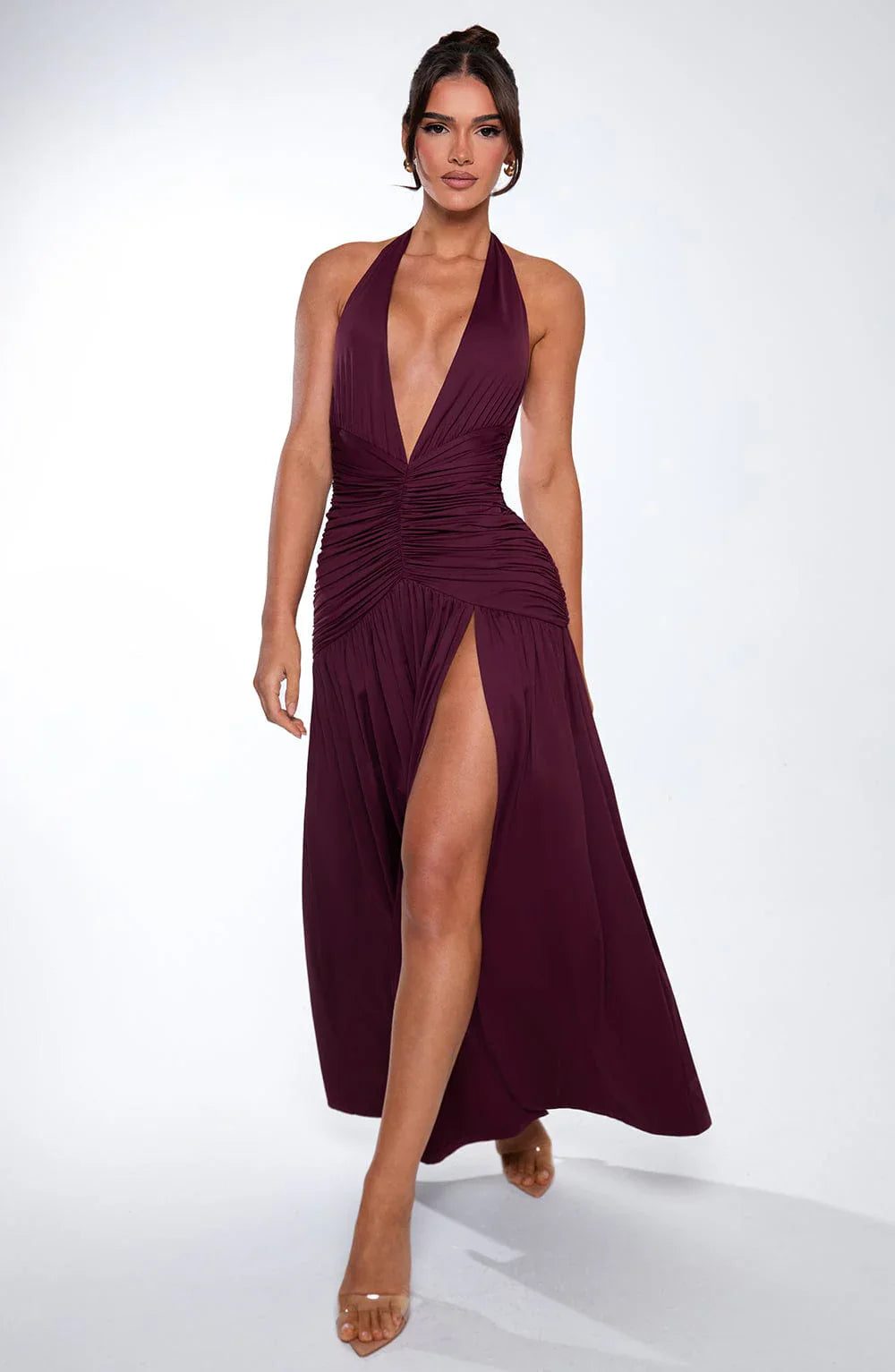 ALICIA MAXI DRESS - WINE - NEOSHOP