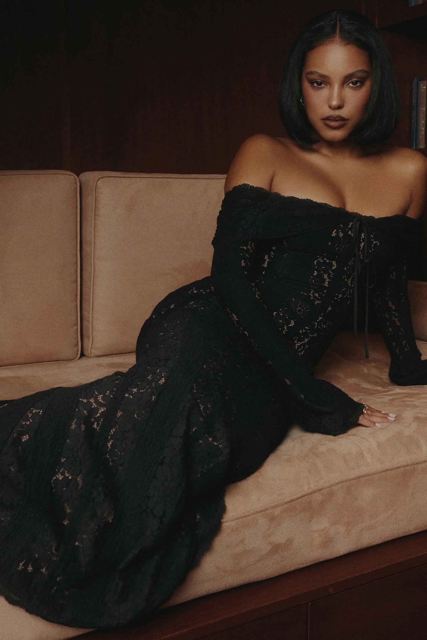 ELENA MAXI DRESS - BLACK - NEOSHOP