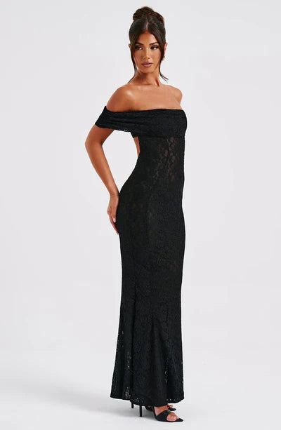 MALIA MAXI DRESS - BLACK - NEOSHOP