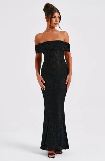 MALIA MAXI DRESS - BLACK - NEOSHOP